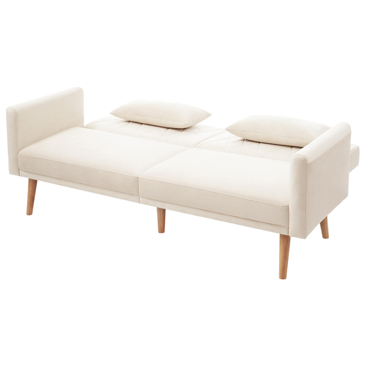 SOFA 2-Sitzer 180/75/82 cm Beige - Beige, Textil (75/82/180cm)