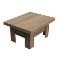 TISCH LONG - Trüffeleichefarben, Holzwerkstoff (80/100/53cm) - Meblini