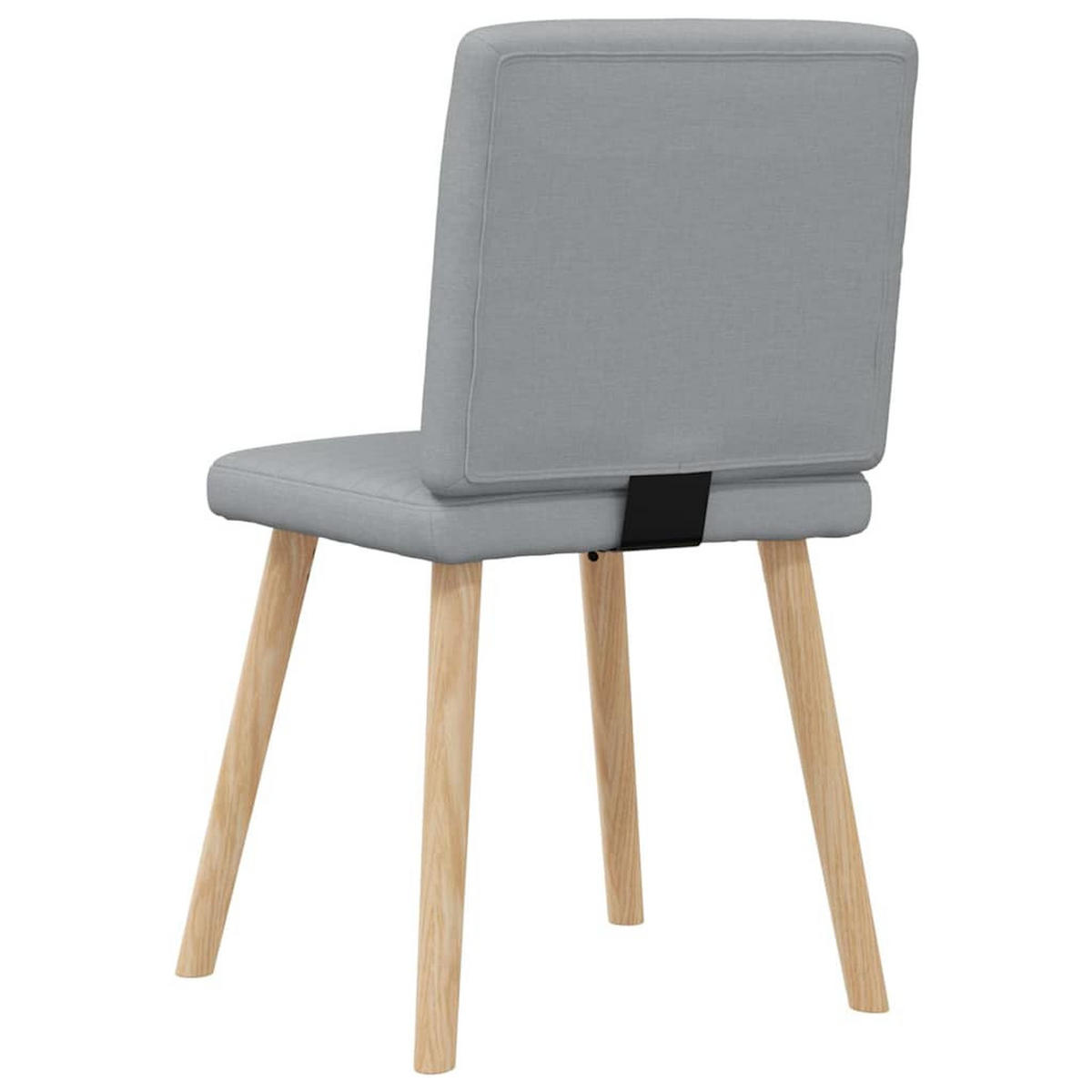 ESSZIMMERSTÜHLE 2 Stk. Hellgrau Stoff 45*54*86cm - Grau, Metall (45/86/54cm) - ZMH