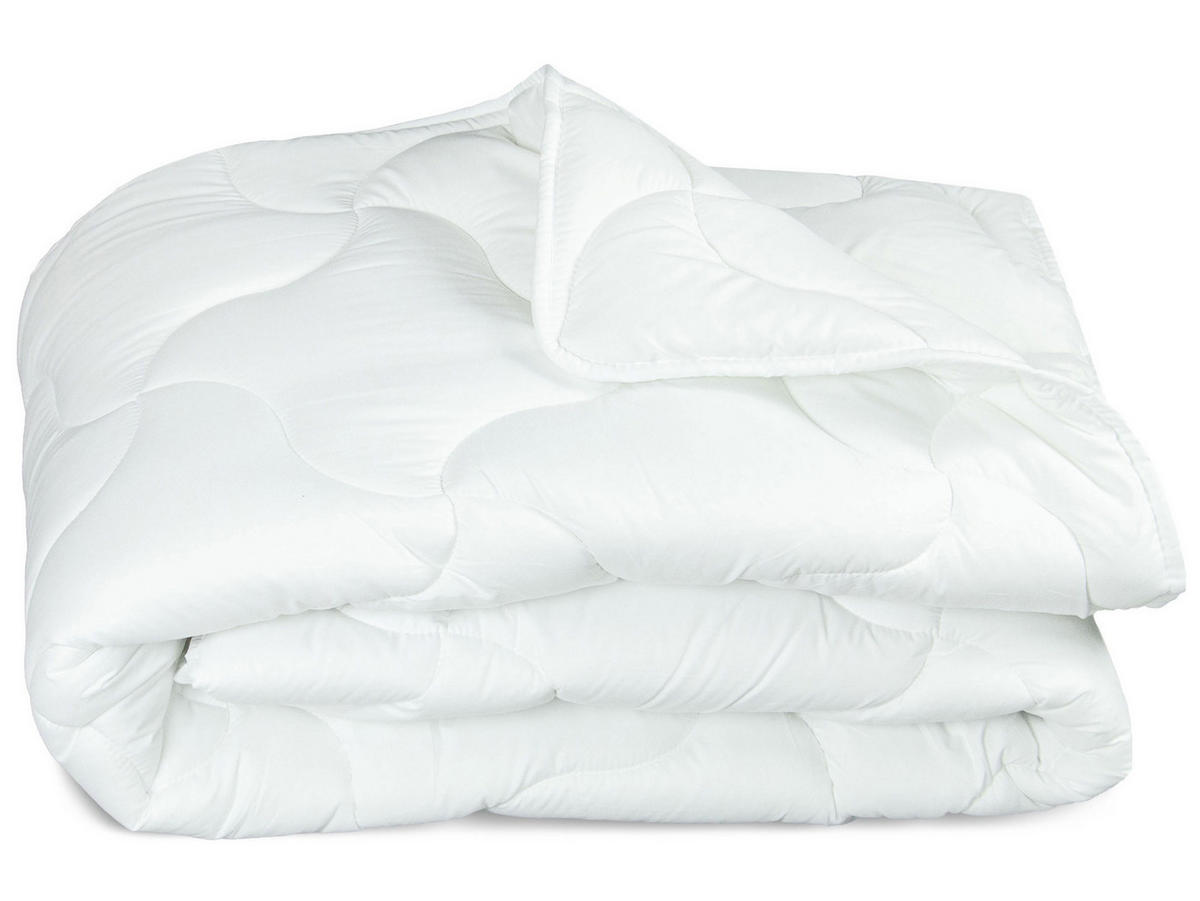 BETTDECKE, 100% Polyester - Weiß, Textil (135/200cm) - Zollner