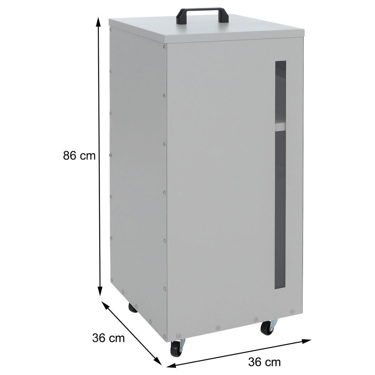 PELLETBEHÄLTER FÜLLSTANDSANZEIGE Kupfer - Kupferfarben, Metall (36/36cm) - MCW