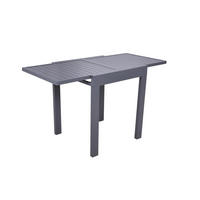 GARTENTISCH Danilo Ausziehtisch - Anthrazit, Metall (180/90/75cm) - DELUKE