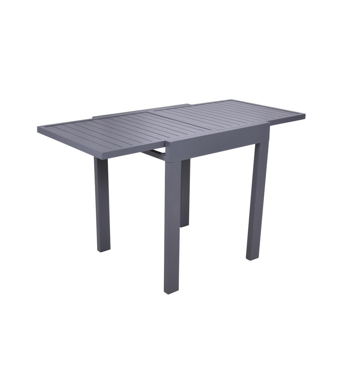 GARTENTISCH Celia Ausziehtisch - Anthrazit, Metall (65/65/75cm) - DELUKE