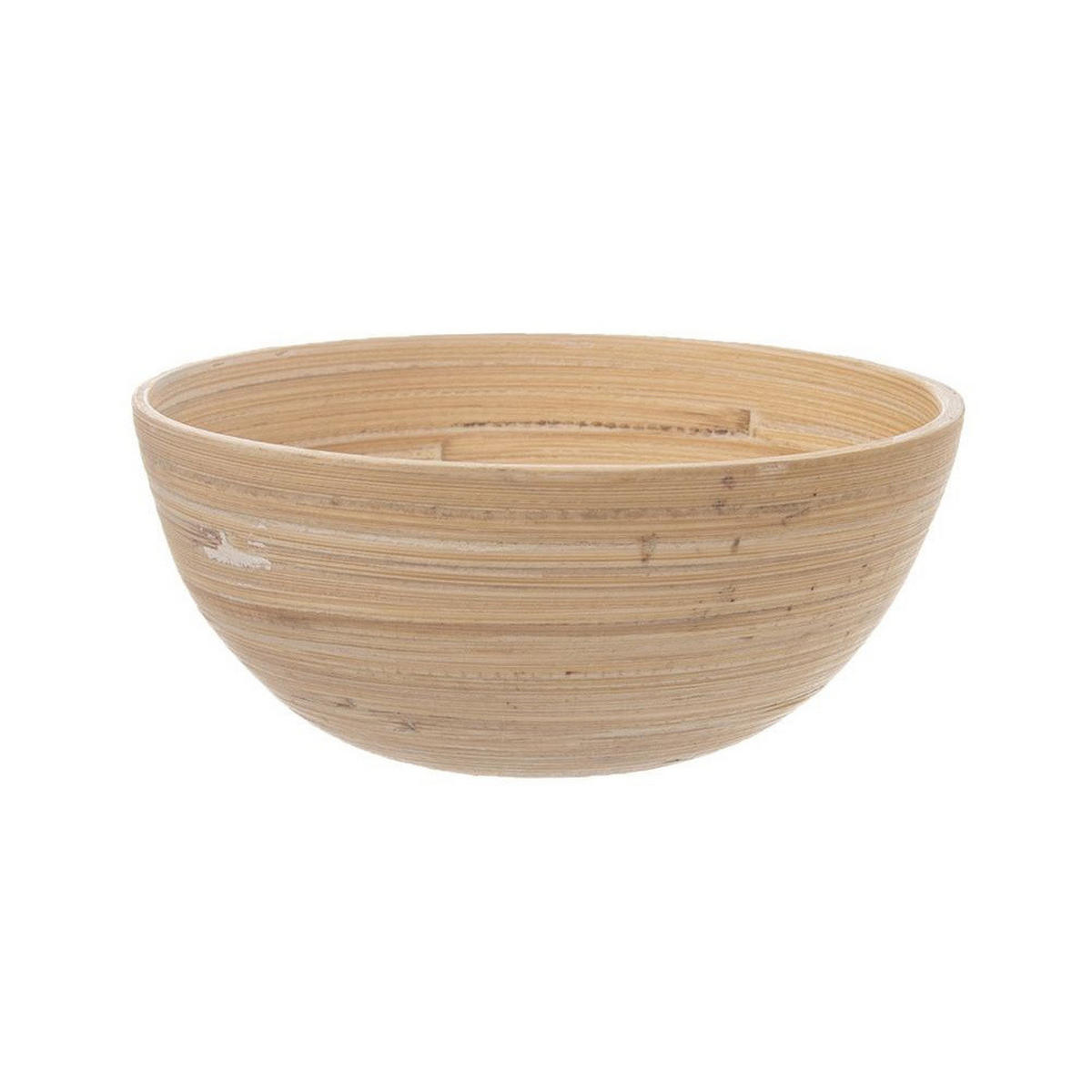 BAMBUSSCHALE Beige - Naturfarben, Holz (14/14/6cm) - Orion 
