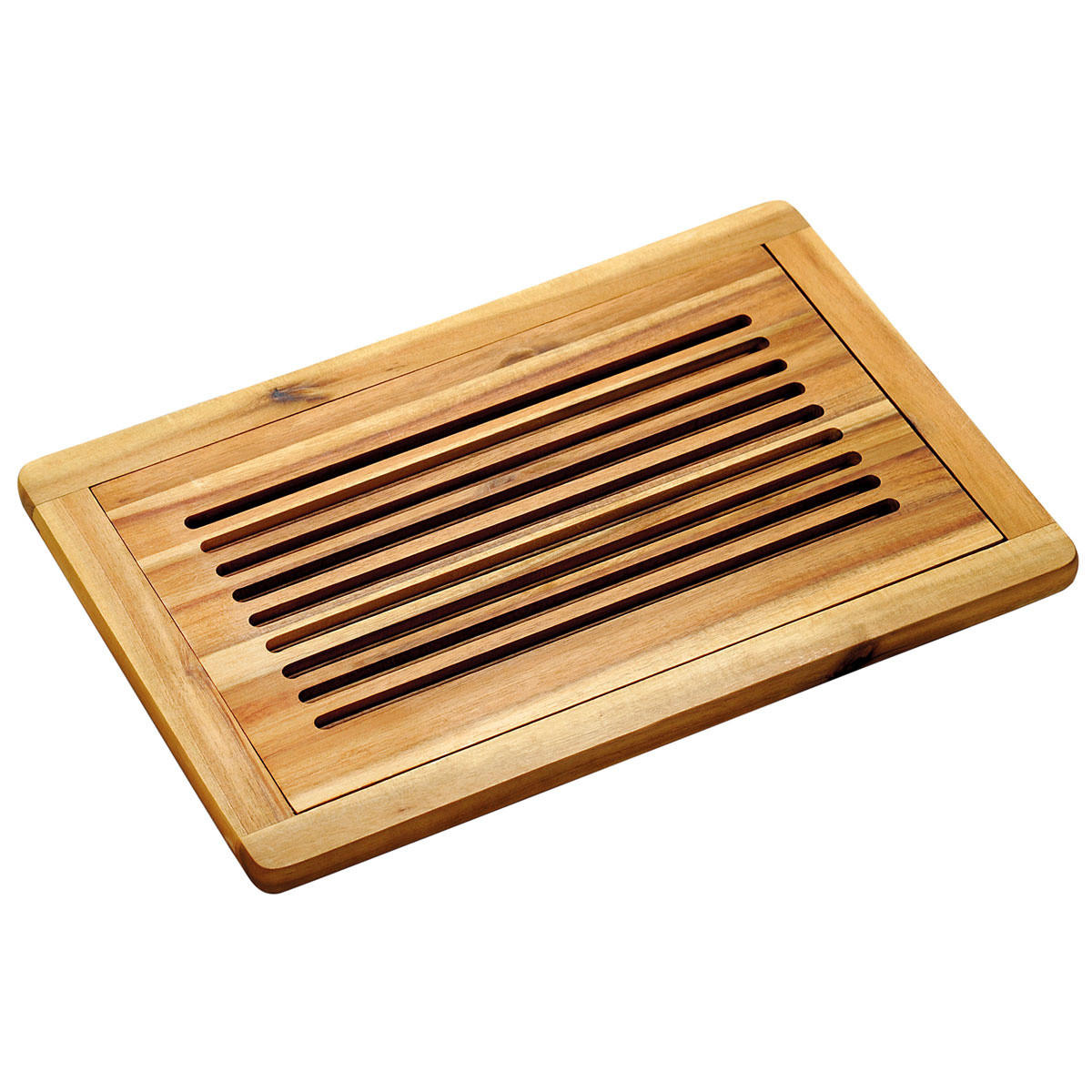 BROTSCHNEIDEBRETT mit Krümelbehälter 47,5/32/2 cm - Braun, Holz (32/47.5cm) - Kesper