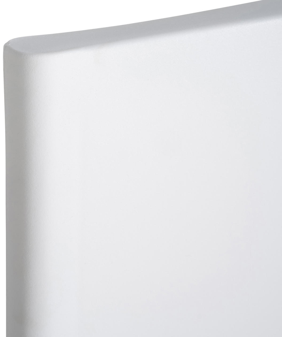 BARHOCKER Metall weiß - Chromfarben/Weiß, Metall (43/114/41cm) - CLP