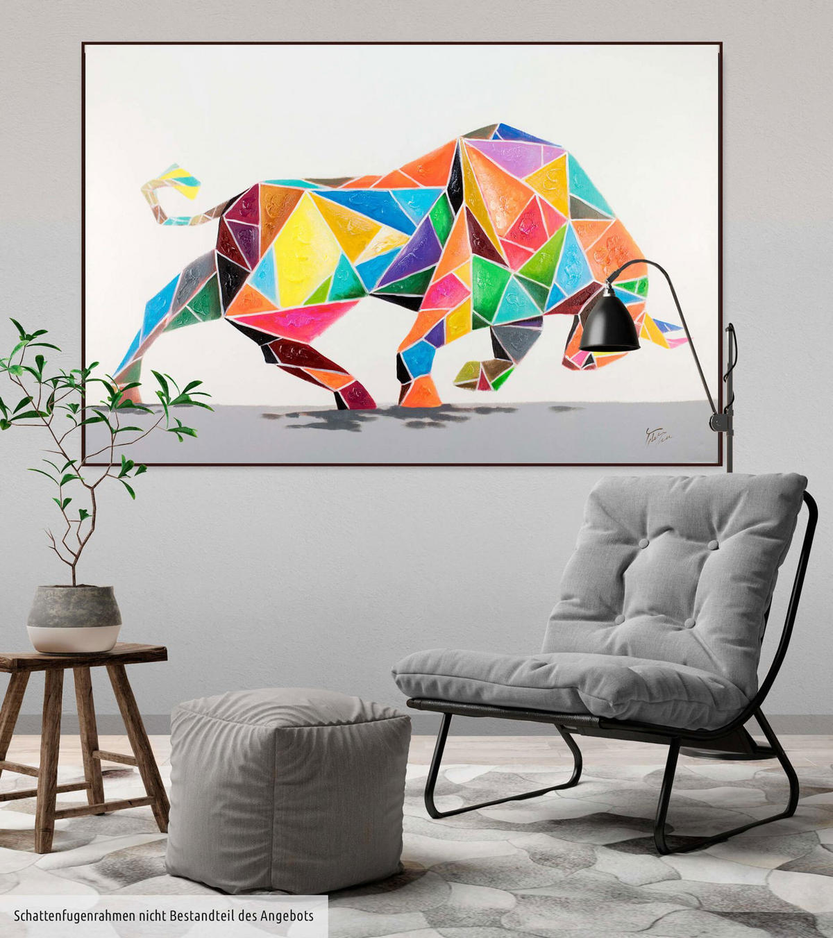 ACRYLBILD HANDGEMALT 120/80 cm - Multicolor, Holz/Textil (120/80cm) - KUNSTLOFT