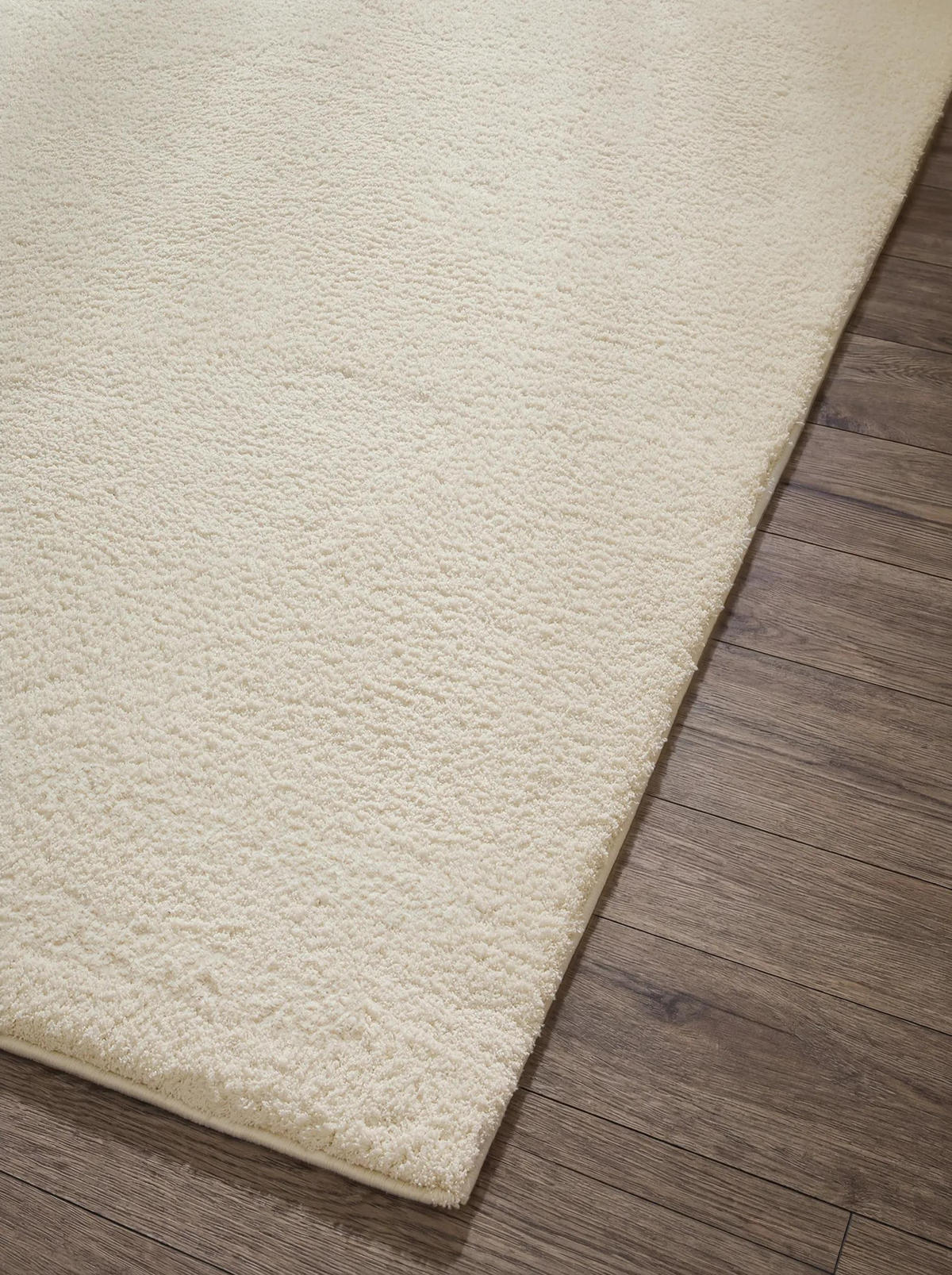 PREPROGA Shaggy v barvi sodasto bele barve 200x290 cm - bela, tekstil/naravni materiali (200/290cm) - benuta Nest