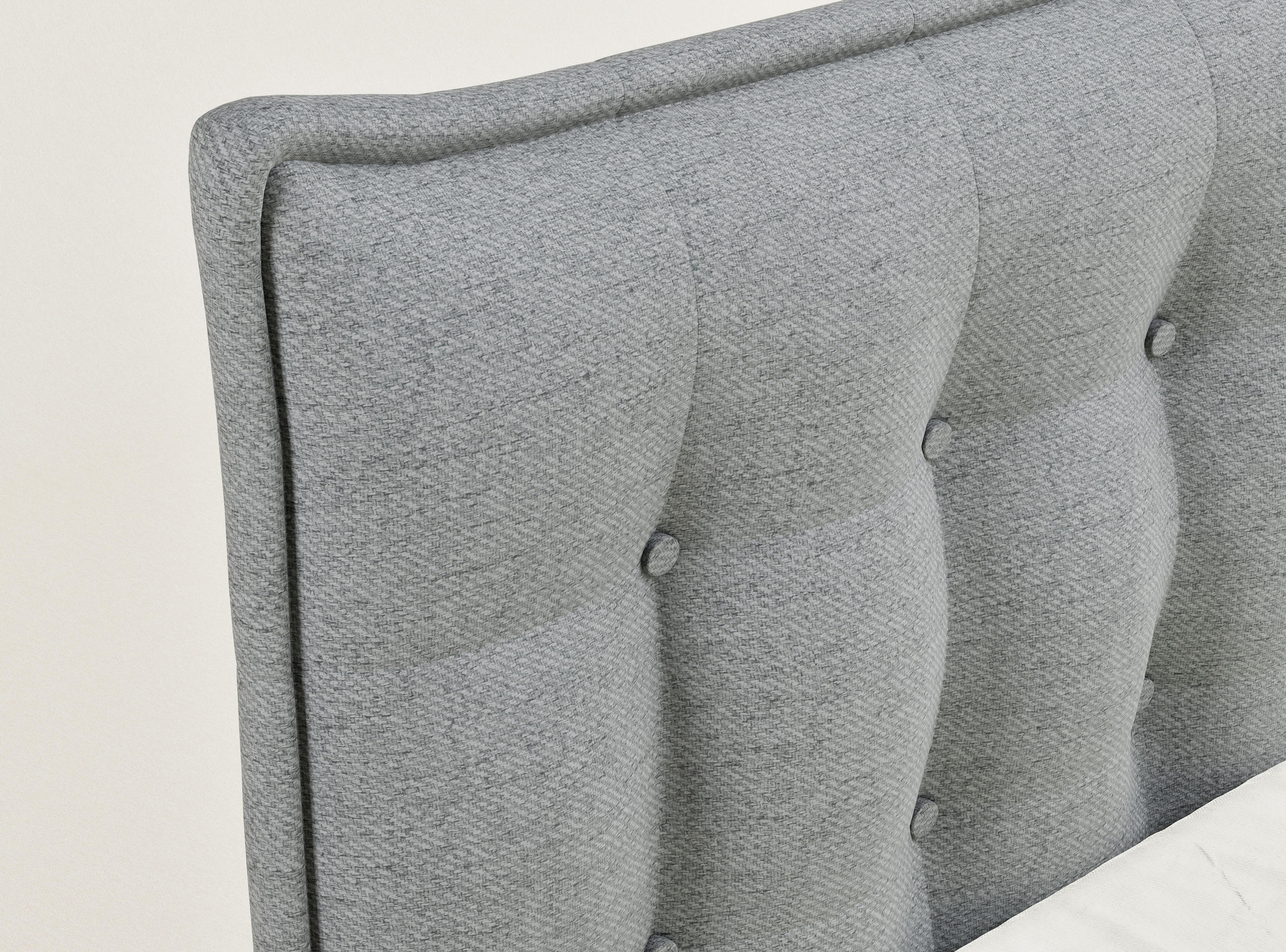 Thumbnail - Maison de Reve Boxspringbett, Grau, Textil, H3 + H4, Höhe ca. 37 cm, 180x200 cm, Hergestellt in Europa, Oeko-Tex® Standa...