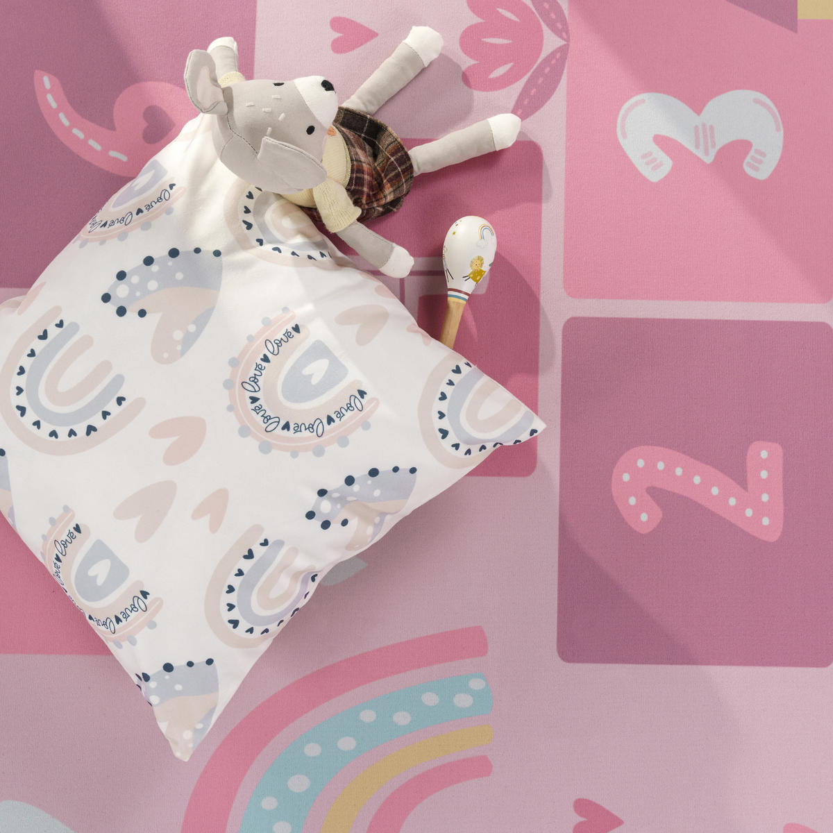 KINDERTEPPICH 120/160 cm Bino 585 - Pink, Textil (120/160cm) - Paco Home