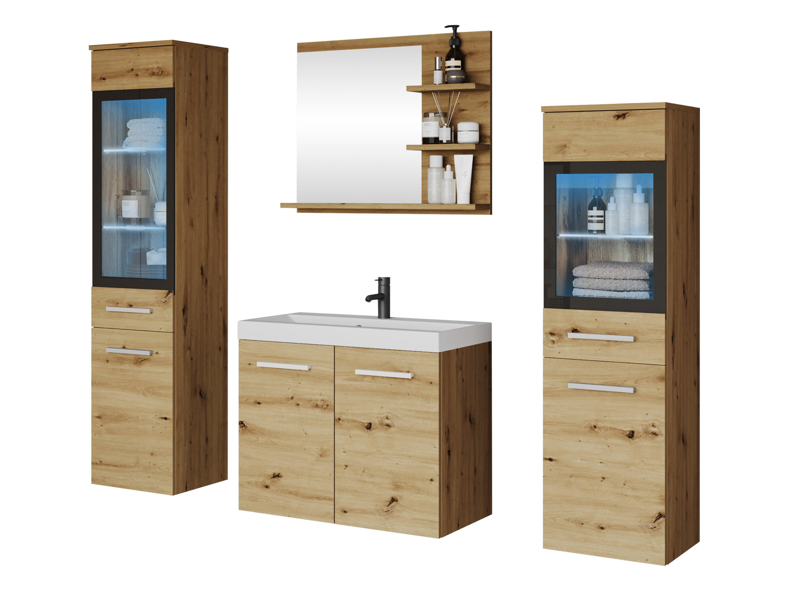 MOBILIER DE BAIE Madrit I cu iluminat LED RGB