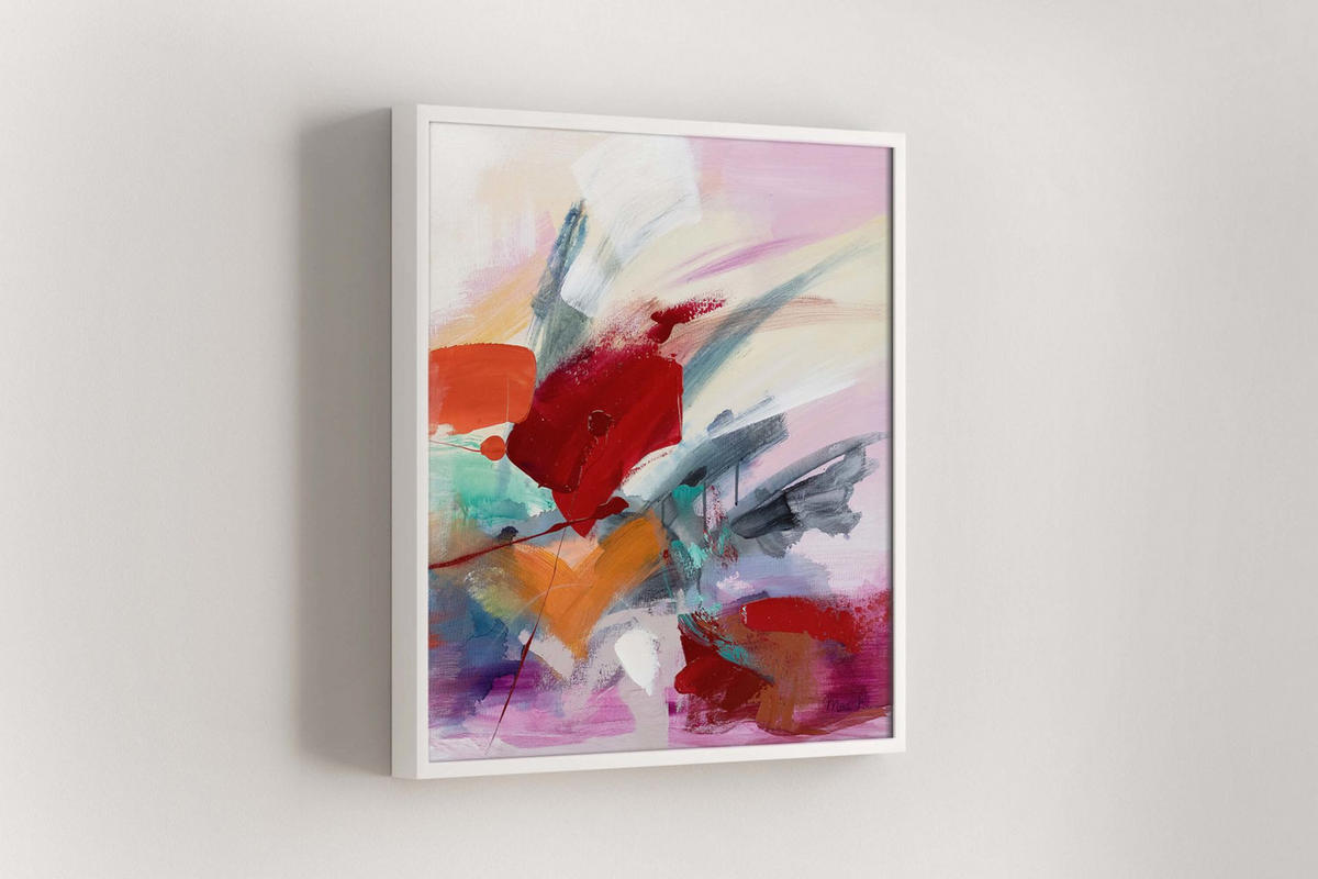 OLEJOMALBA 50/50 cm, Moře a pláž - různobarevná, dřevo/textil (50/50cm) - KUNSTLOFT