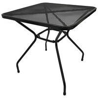 BISTROTISCH Glasgow - 70x70cm - aus Streckmetall pulverbeschichtet dunkelgrau - Grau, Metall (70/70/72cm) - TPFGarden