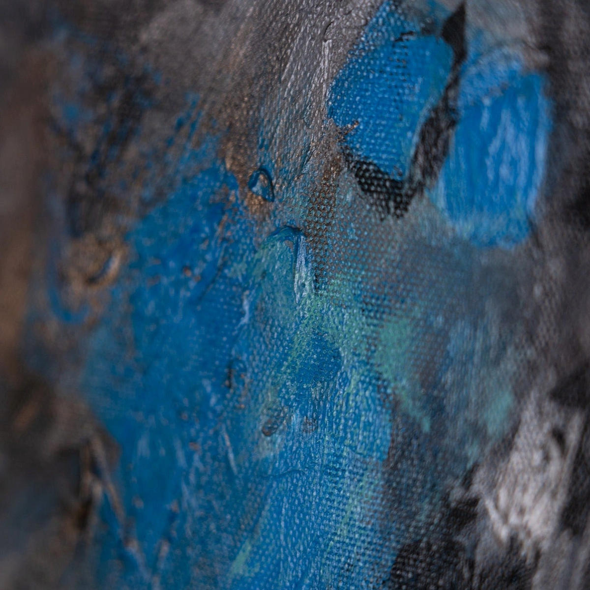 GEMÄLDE Geschick und Stärke Schattenfugenrahmen Schwarz 120x80 cm - Schwarz, Holz (120/80cm) - YS-art gallery
