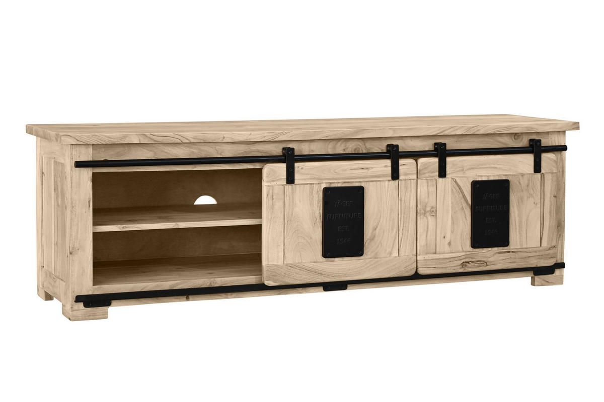 LOWBOARD LIBRO - Beige, Holz (160/50/45cm) - SAM