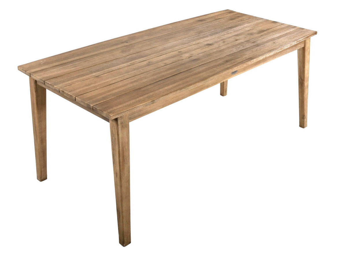 GARTEN-SITZGRUPPE Munich 5-teilig Gartenmöbel-Set - Braun, Holz - DELUKE