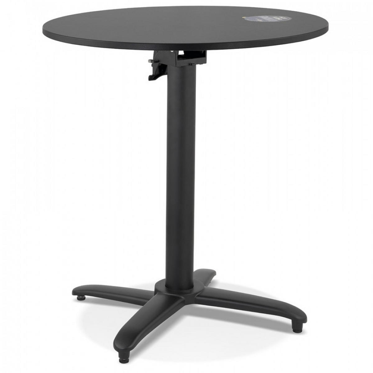 ESSTISCH Schwarz 68x68x74,6 cm - Schwarz, Holz/Metall (68/68/74.6cm) - AlterEgo