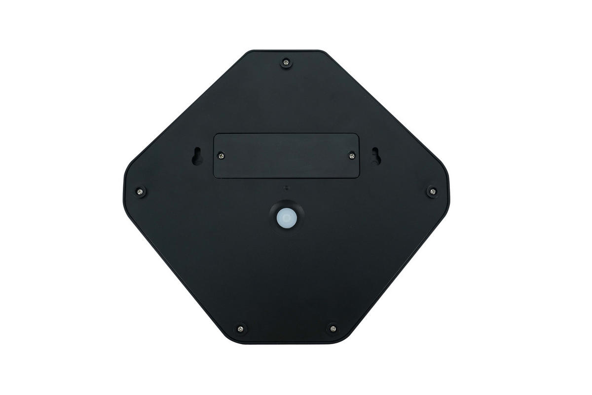 LED-WANDLEUCHTE Solar Außenbereich Dämmerungssensor 45 Auslösungen Nachtlicht - Schwarz, Kunststoff (22/22/5.2cm) - Northpoint