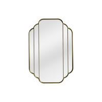 WANDSPIEGEL - 70cm x 1.5cm - Spiegelglas - goldfarben - DALVIA - Goldfarben, Glas (70/105/1.5cm) - Vente-Unique