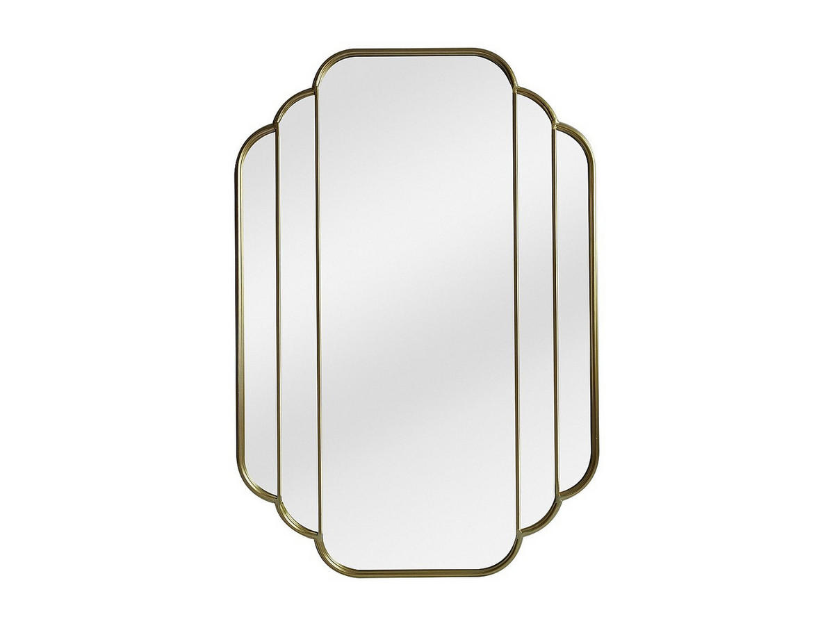 WANDSPIEGEL - 70cm x 1.5cm - Spiegelglas - goldfarben - DALVIA - Goldfarben, Glas (70/105/1.5cm) - Vente-Unique