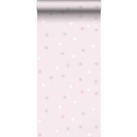 TAPETE kleine Sterne 53 cm x 10 m - Pink, Papier (53/0.1cm) - Sanders & Sanders