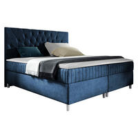 BOXBETT Prowansja - Blau, Holz (180/200cm) - MIRJAN24
