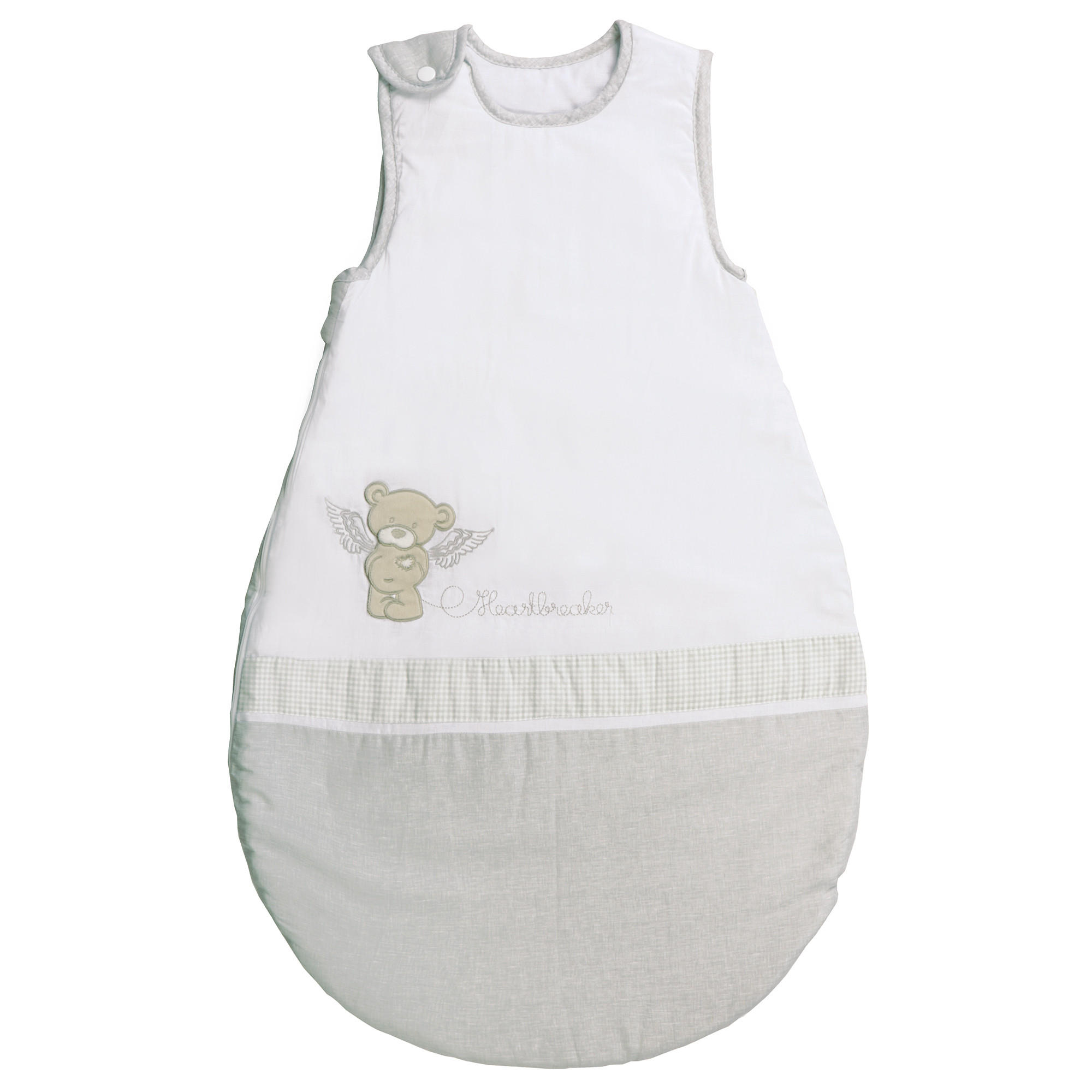 SCHLAFSACK - Heartbreakerbär - Länge 70cm - Weiß, Textil (45/70cm) - Roba