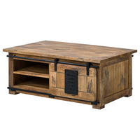 COUCHTISCH - Mango massiv / Eisen - Mango / Schwarz - Braun, Holz/Metall (110/70/45cm) - home24