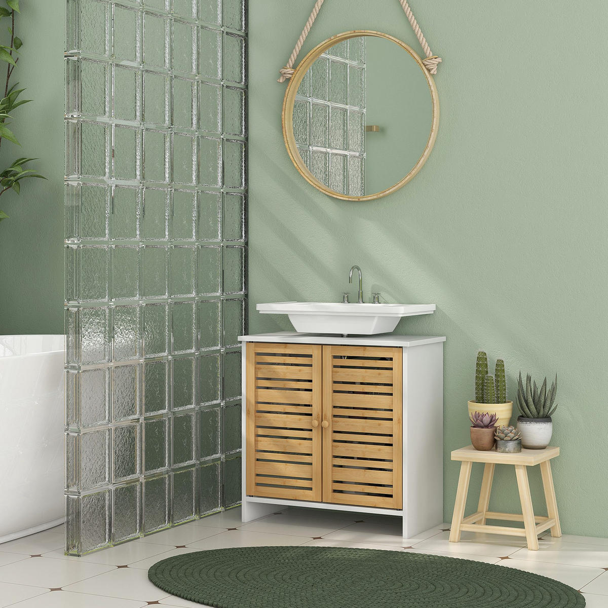 HÄNGESCHRANK Weiß 1 Stück - Weiß, Kunststoff (60/60/30cm) - GiPP