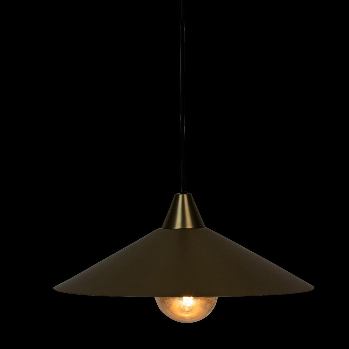 HÄNGELAMPE Gold Rosie Ø 38 cm - Goldfarben, Metall (38/38/120cm) - Atmosphera Createur d´interieur