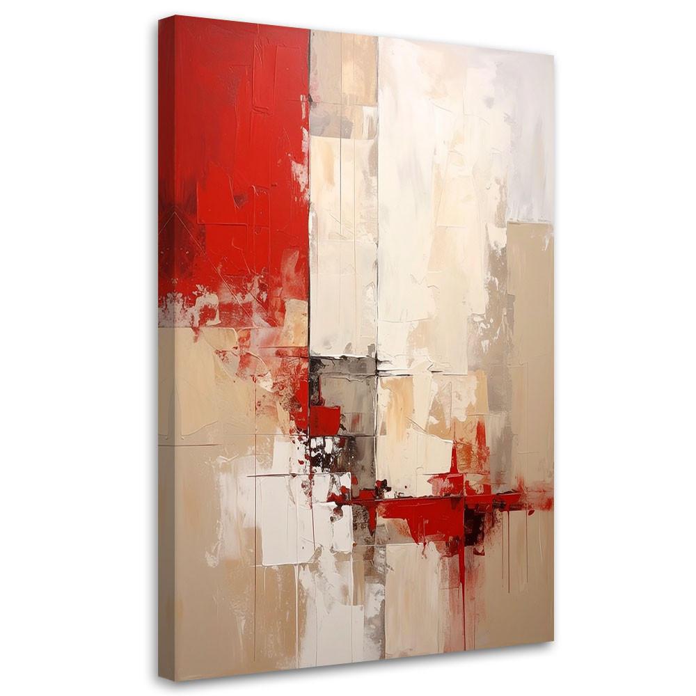 Feeby Leinwandbilder, Rot 20x30 cm