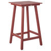 BARTISCH Rot Adirondack - Rot, Kunststoff (60/59/103cm) - Beliani