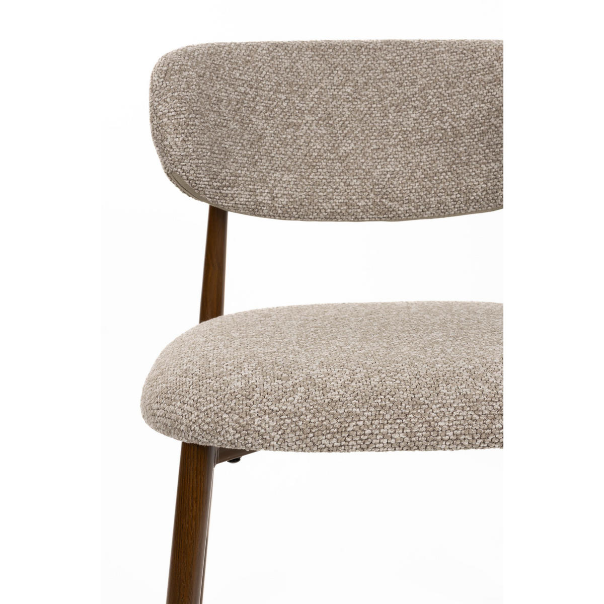 ESSZIMMERSTUHL Noor Taupe - 2 er Set - Taupe, Kunststoff (51/77.5/53cm) - Housecraft Living