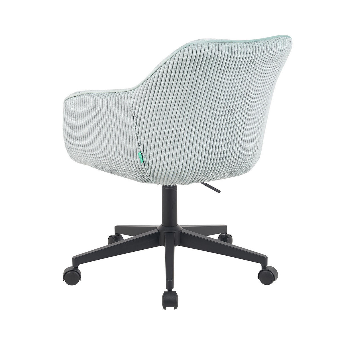 BÜROSTUHL Mika-Elio 2er-Set - Schwarz/Hellblau, Textil/Metall (60/79/61cm) - DUBI Möbel