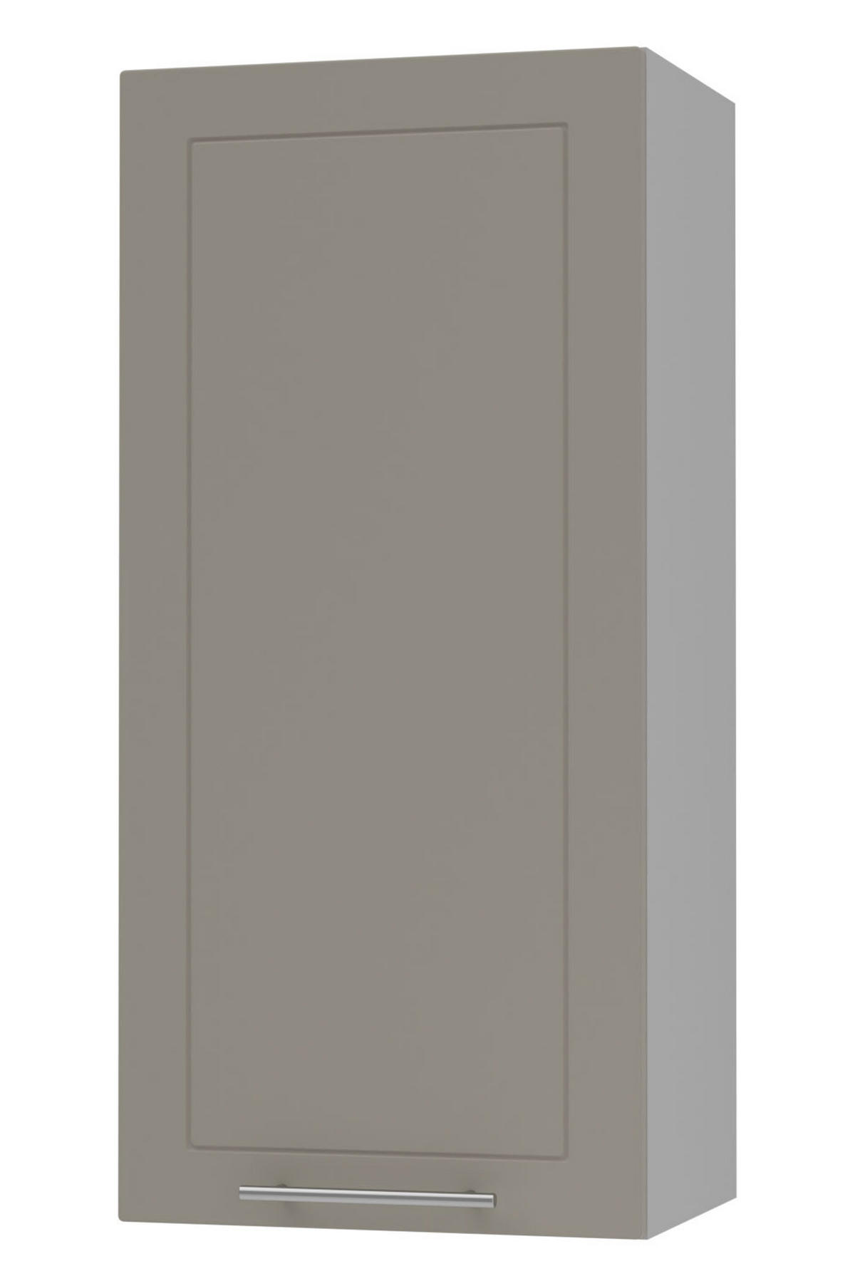 KÜCHENHÄNGESCHRANK Kvantum W4/45 Beige Matt / Grau Matt 45 / 32,5 / 96cm - Beige/Grau, Holz/Holzwerkstoff (45/96/32.5cm) - Feldmann-Wohnen