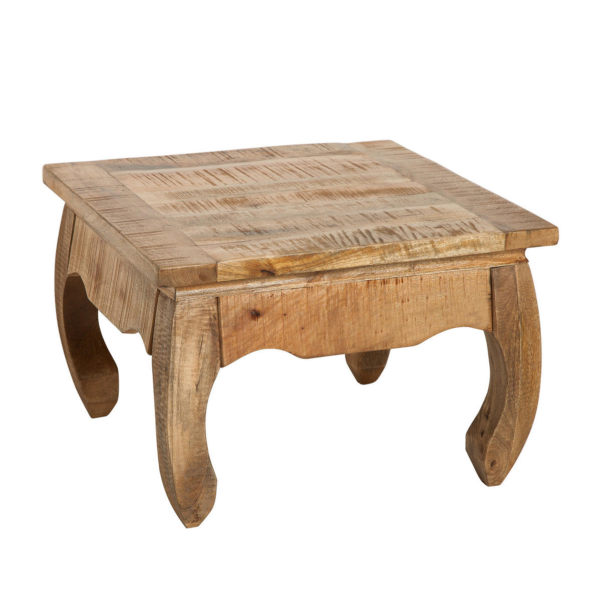 COUCHTISCH OPIUM ANTIQUE Mango rechteckig Natur 60cm - Goldfarben/Braun, Holz (60/60/41cm) - riess-ambiente
