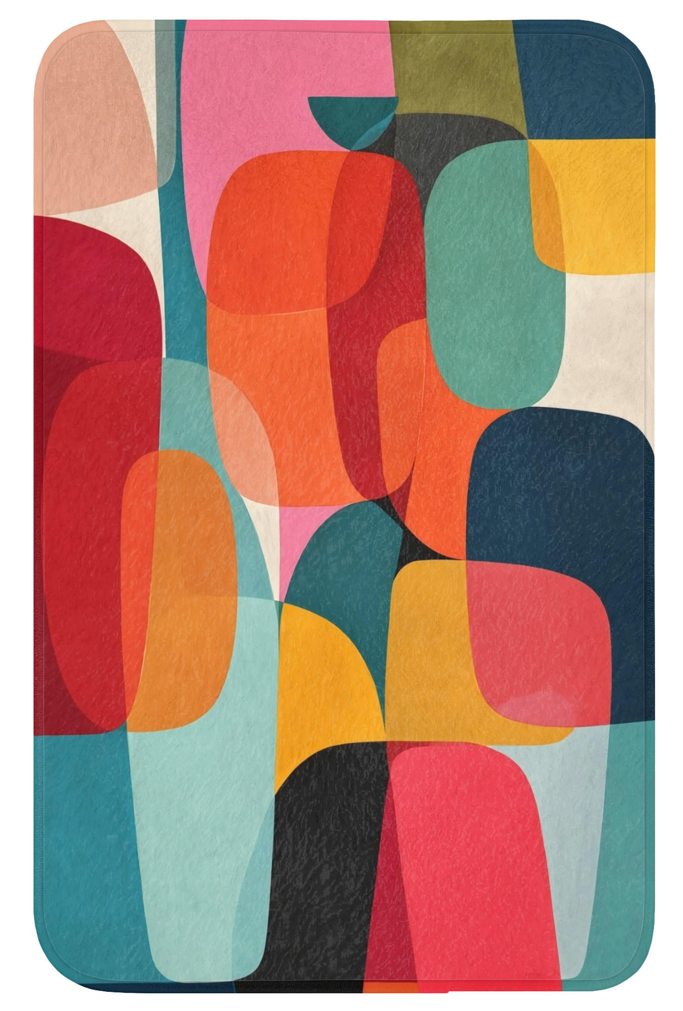 OnlyWow WC PŘEDLOŽKA Tvary - barevné - abstraktní - letadla 50x80 cm