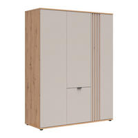 SCHRANK 4 Türen Ezra Kaschmir - Beige, Holzwerkstoff (150.5/195.5/56cm) - Petits-meubles