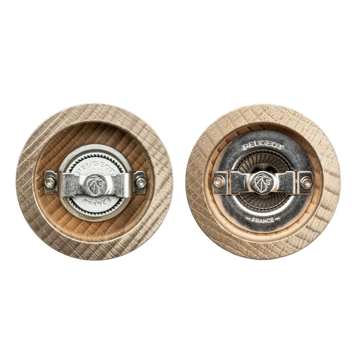 GESCHENKSET Golden Paris 18cm Pfeffer- & Salzmühle Buchenholz Gold - Gelb, Holz (5.9/17.7/12cm) - PEUGEOT