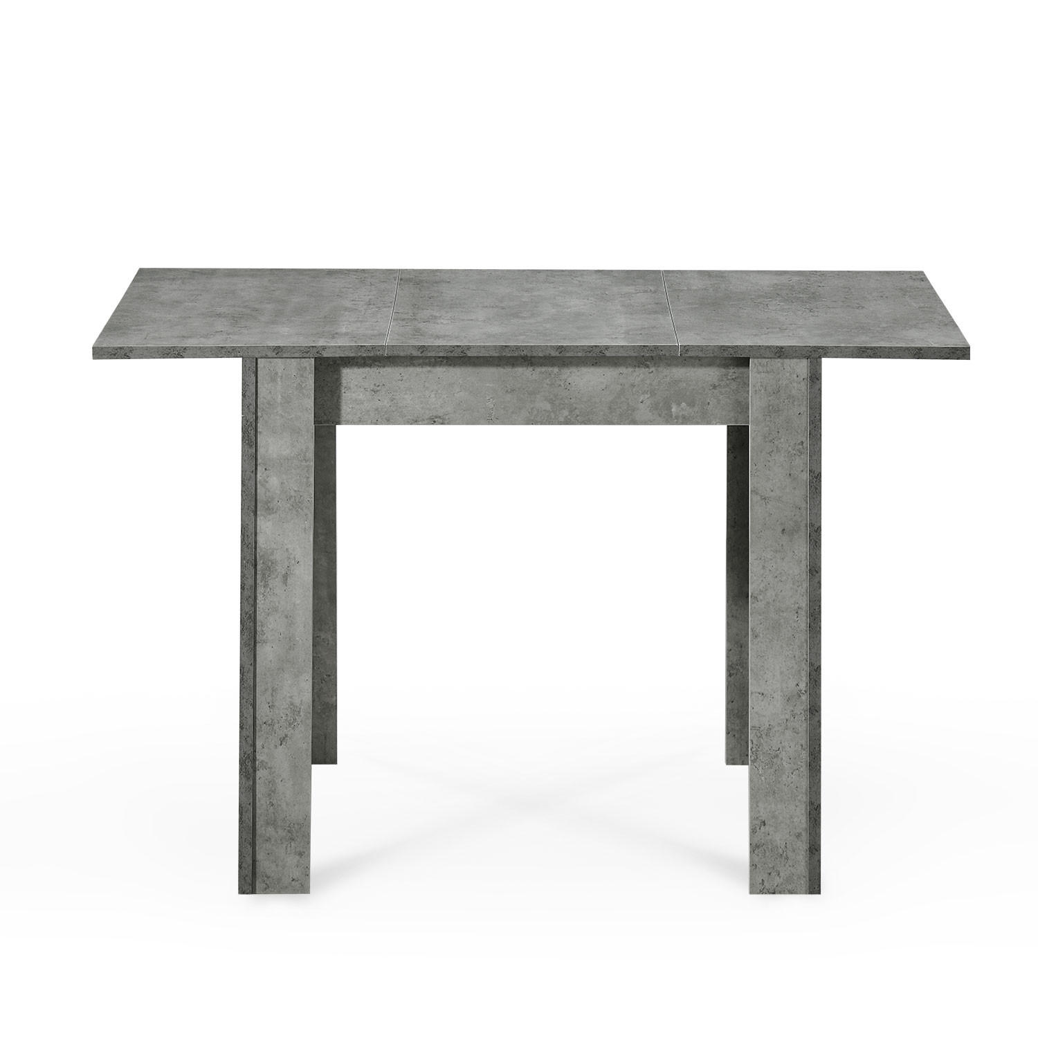ESSTISCH LIVIUS 80-120/60/74 cm - Grau, Holzwerkstoff (80/60/74cm) - B&D Home