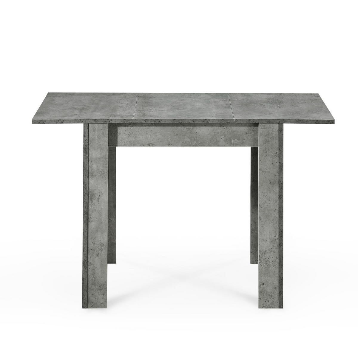 ESSTISCH LIVIUS 80-120/60/74 cm - Grau, Holzwerkstoff (80/60/74cm) - B&D Home