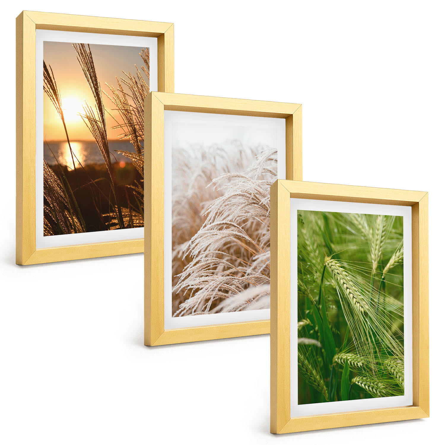 Tulup Bilder Gold 20x30 cm