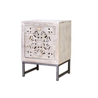 NACHTTISCH aus Mangoholz - Perlmutt, Holz (35/56/40cm) - Giner y Colomer