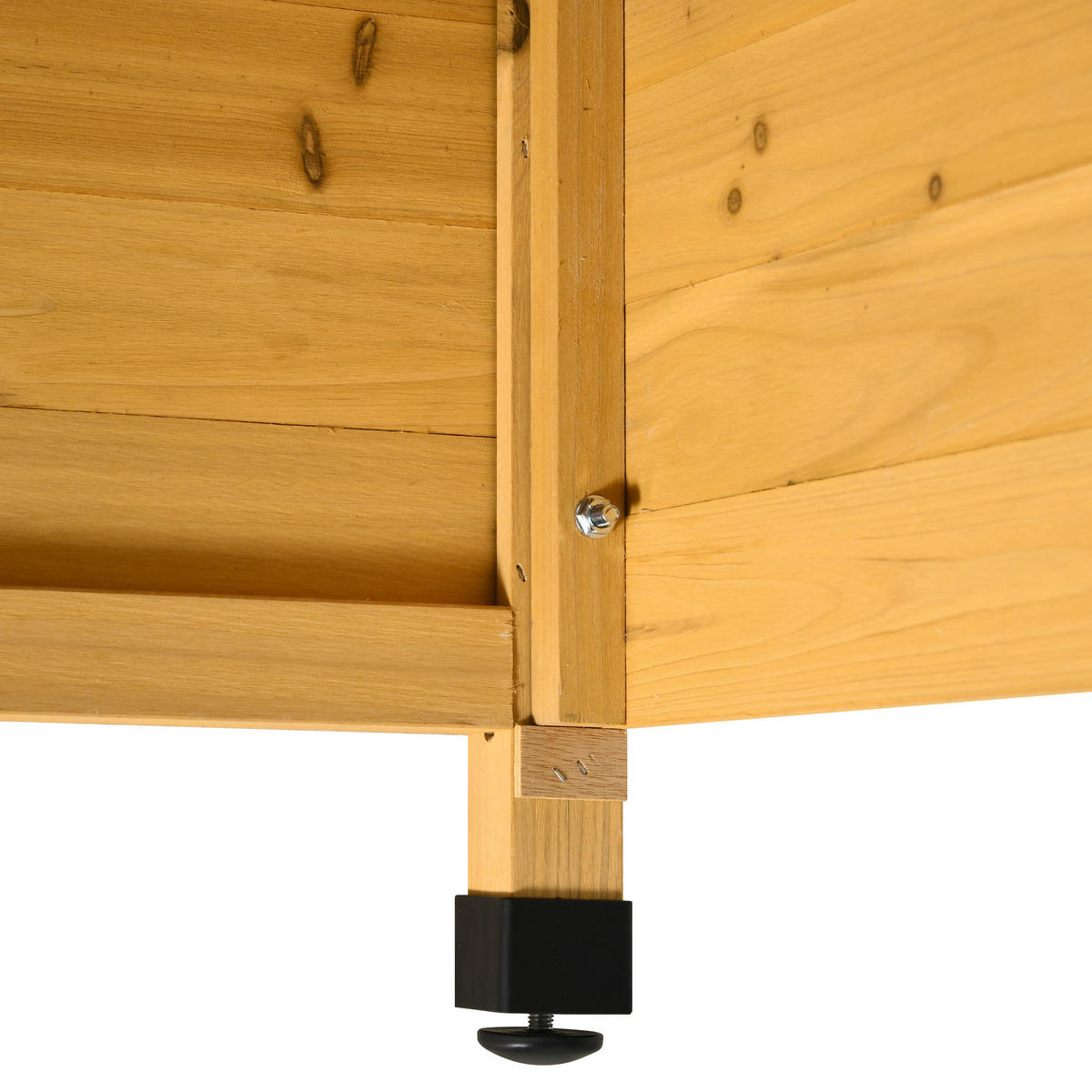 MÄHROBOTERGARAGE DE-10094 Sonnen- & Regenschutz Gelb - Gelb, Holzwerkstoff (76/70/75cm) - ComfortXL