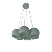 HÄNGELEUCHTE - Grün, Metall (25/25/20cm) - Lumicom