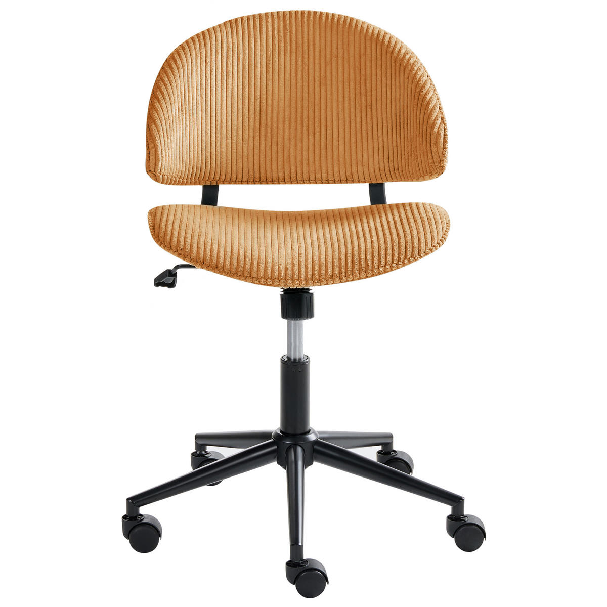 BÜROSTUHL Cord Orange Kiana - Orange, Textil (55/74/55cm) - Beliani