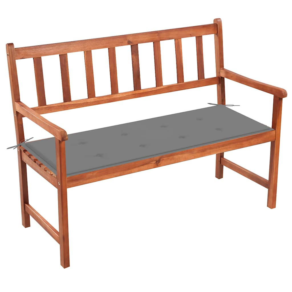 furnicato Gartenbank Hellgrau 50x90x58 cm