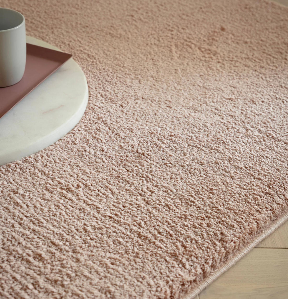 TEPPICH Wohn-/Schlafzimmer Langflor MOCO Rosa 120x170 cm - Pink, Textil (120/170cm) - Novatrend