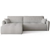 ECKSOFA CLAUDIO mit Schlaffunktion Grau - Grau, Textil (263/150cm) - Bromarkt
