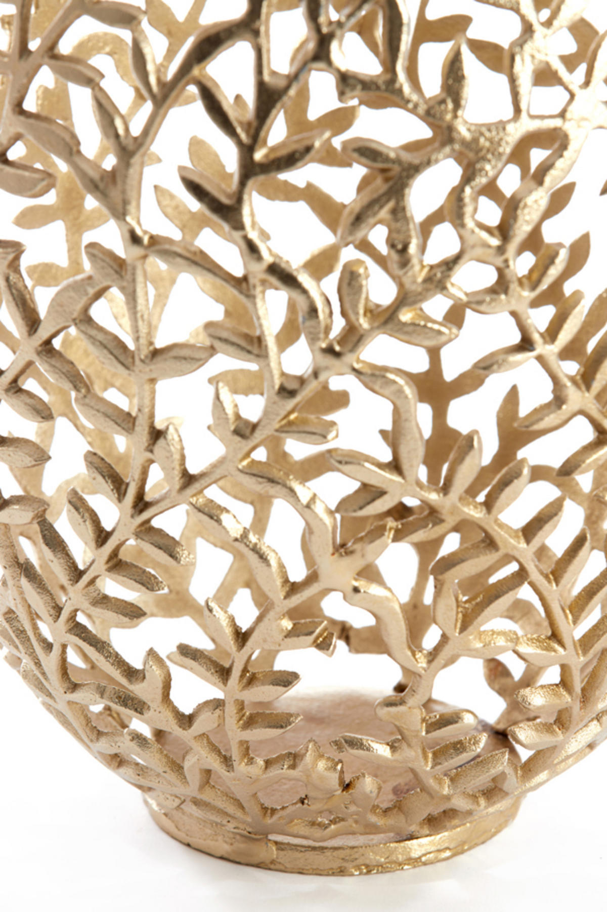 WINDLICHT Famaro Gold Ø25/39 cm - Goldfarben, Metall (25/39/25cm) - Light & Living